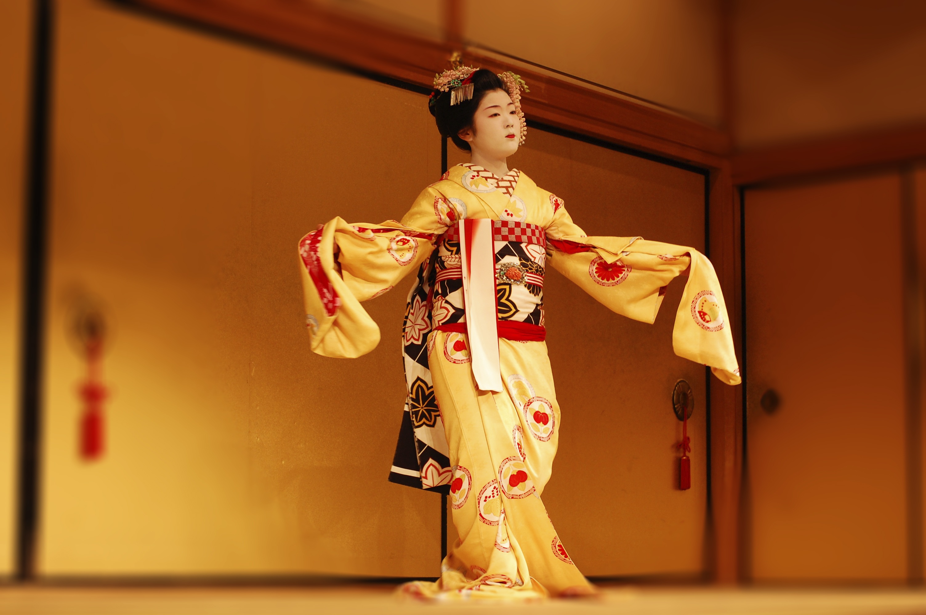 Kabuki Tiyatrosundan bir sahne